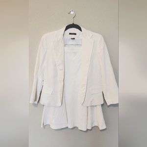 Women's White Skirt Suit